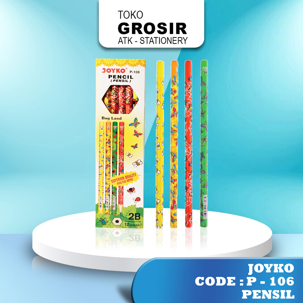 

Joyko Pensil P-106 Bug Land / JOYKO Pencil