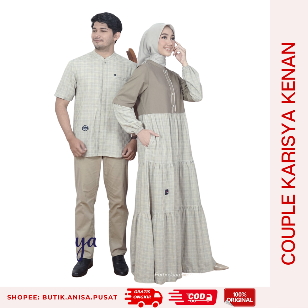 MUTIF COUPLE KARISYA & KENAN BIRCH BROWN Karisa Gamis Koko Keenan Brich