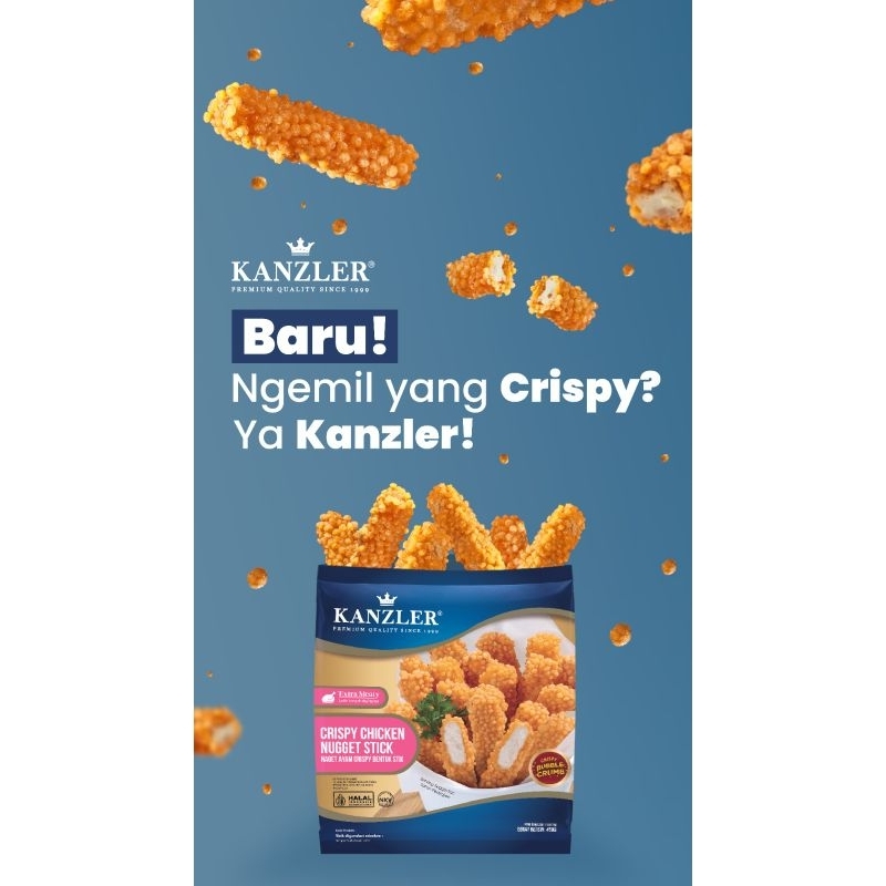 

Kanzler crispy chicken nugget stick naget ayam stik renyah 450gr