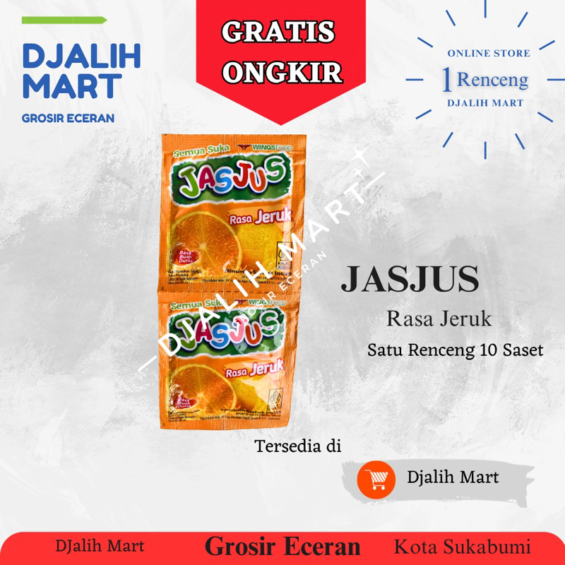 

Jasjus Minuman Serbuk Instan Rasa Jeruk 10pcs