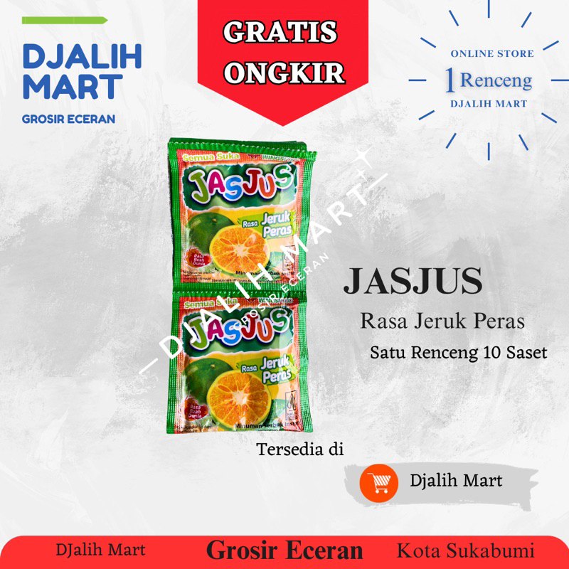 

Jasjus Minuman Serbuk Instan Rasa Jeruk Peras 10pcs