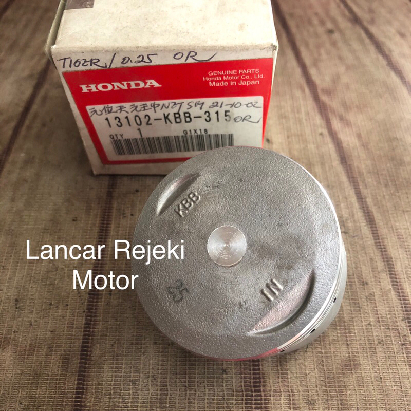 Piston Honda Tiger Os OVERSIZE 25 Original AHM Japan