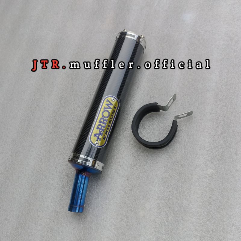 Silincer knalpot Arrow carbon Ninja 150 R Rr Ss Fiz r rx king satria hiu dll