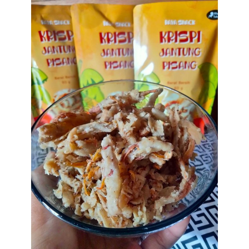 

Crispy Jantung Pisang Renyah dan Gurih[80g]