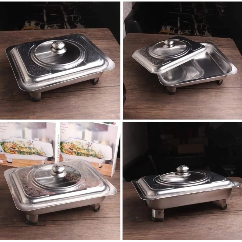 wadah prasmanan stainless/tempat prasmanan stainless