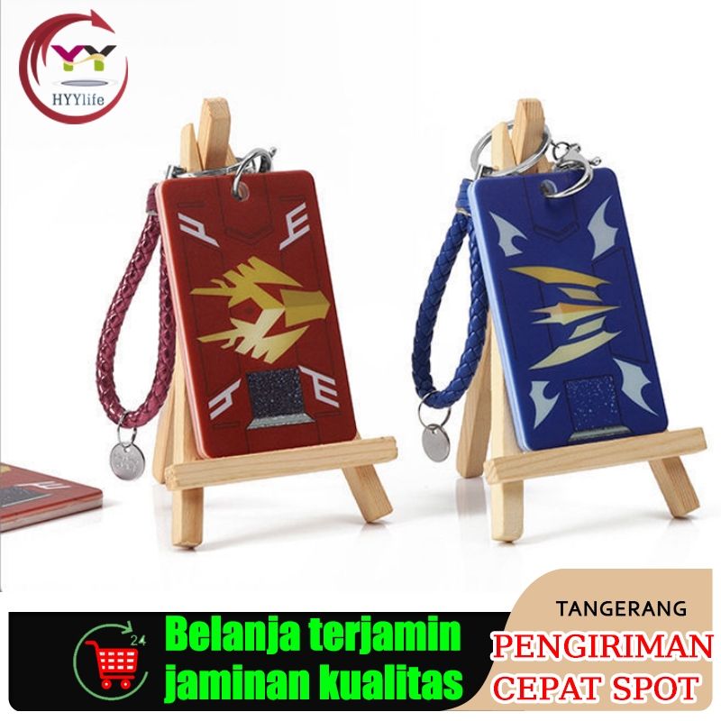 Anime Kamen Rider Ryuga Ouja Ryuki Knight Cards Holder Bus Pass Business Card Case Keychain Pendant 