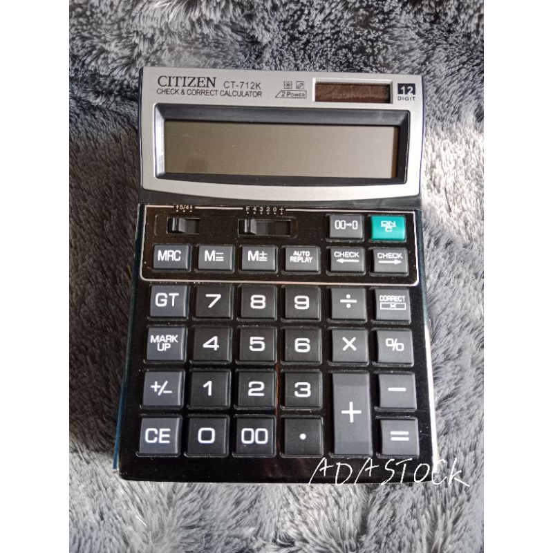 

kalkulator besar citizen ct-712k 12 digit