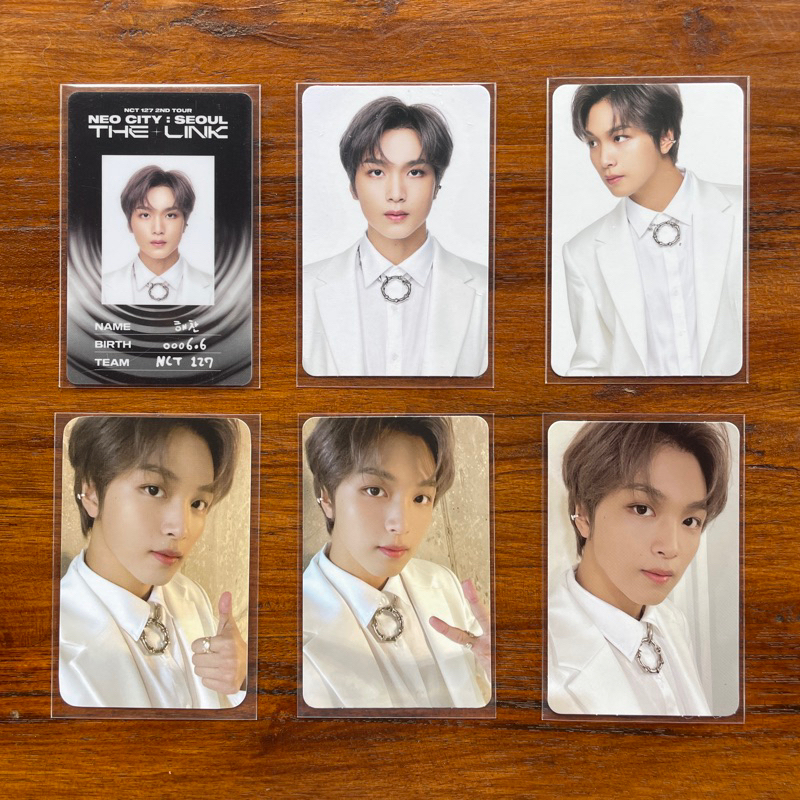 PC PHOTOCARD HAECHAN OFFICIAL NCT 127 NEO CITY THE LINK MD MERCHANDISE AR TICKET ID CARD ACRYLIC STA