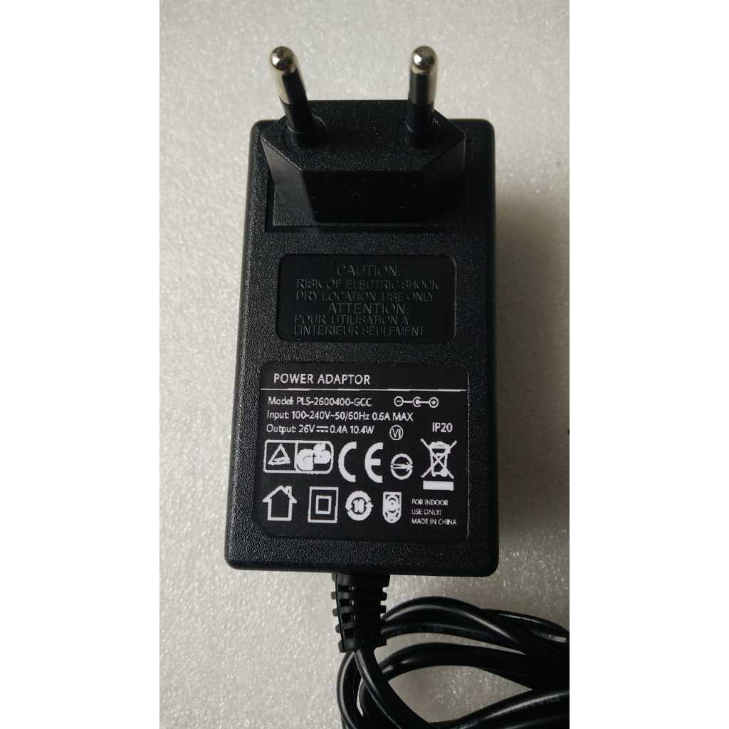 POWER ADAPTER 26V 0.4A Model PLS-2600400-GCC