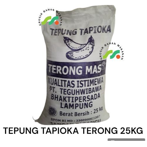 

TEPUNG TAPIOKA CAP TERONG MAS 25KG (CARGO)