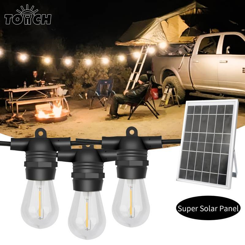 Lampu Gantung Outdoor 7.5 Meter 12 Bola Lampu / Waterproof / LAMPU GANTUNG CAFE /Kabel Fitting Outdo