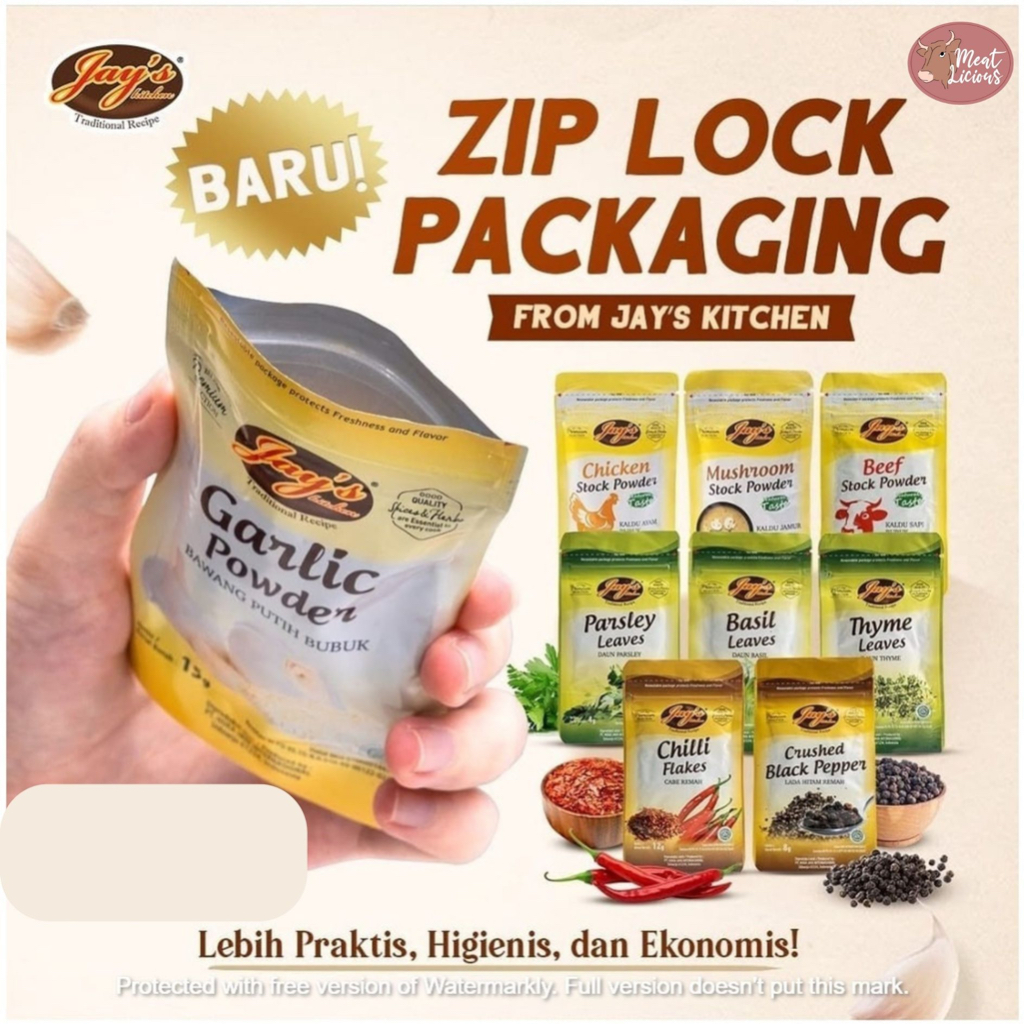 

JAY'S zipper seasoning powder PRAKTIS , TERMURAH (Bumbu Dapur / Bumbu Masak / Jays)