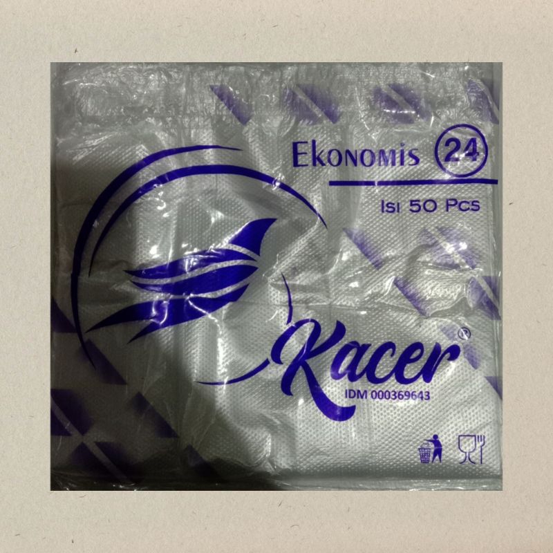 HD kantong plastik Kacer ekonomis bening 24