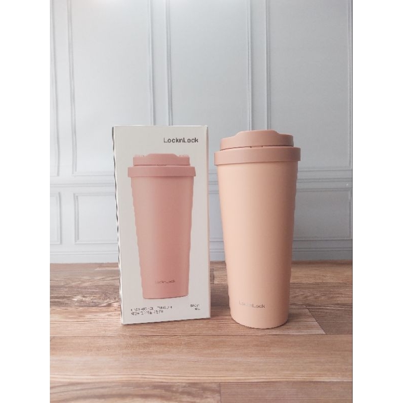 Locknlock One Touch Clip Tumbler PINK