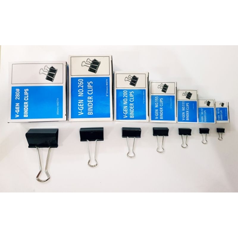 

Binder Clip/Klip Binder/Penjepit Kertas V-gen