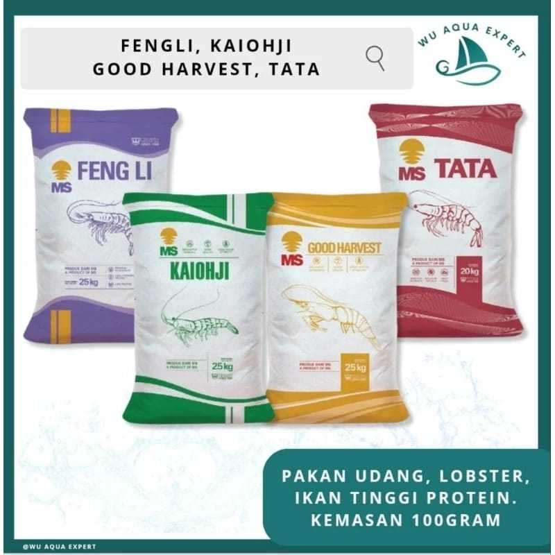 1 KARUNG FENGLI 0 1 2 2A MP 3S 3M 1 SAK 25 Kg PELET PAKAN IKAN UDANG LOBSTER MS FENG LI MAKANAN BURA