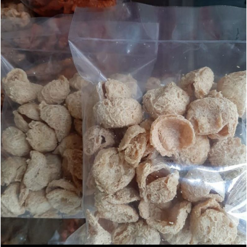 

KERUPUK TAHU/KULIT TAHU RASA GURIH ASIN BERAT 1 KG