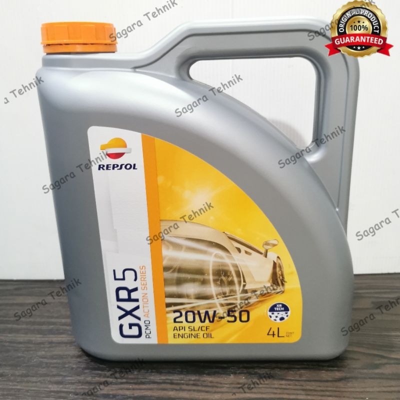 OLI MESIN REPSOL GXR5 SAE 20W-50 4LITER REPSOL 4 L 20W 50