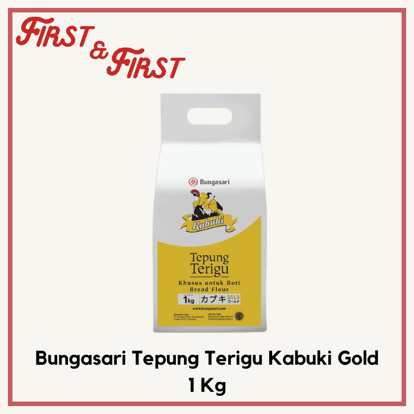 

Bungasari Tepung Terigu Kabuki Gold 1 Kg - Tepung Roti Kabuki Gold 1Kg