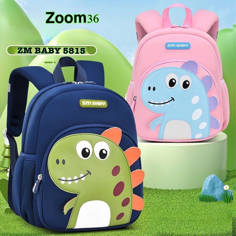 ZM BABY 5815 DINO Tas Sekolah Tas Ransel Anak Tas Anak TK