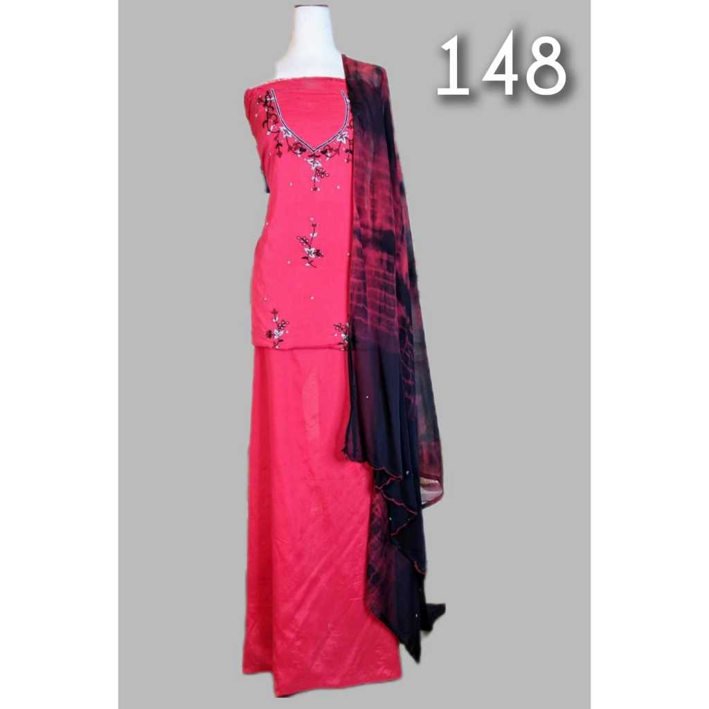 Kain sari india meteran / kain sari india murah / Kain sari India mewah / Setelan India - 148