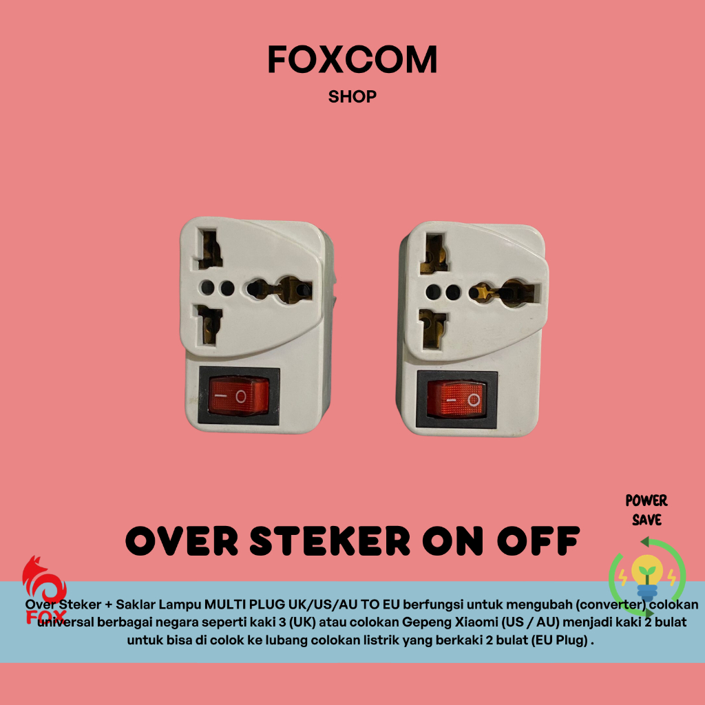 OVER STEKER ON OFF MULTIFUNGSI/OVER STEKER PLUS SAKLAR