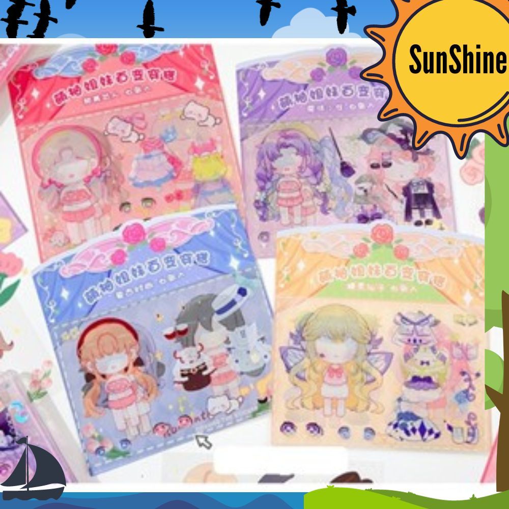 

✨Sunshine Fancy✨ 6 PCS Sticker DIY Fashion Baju SS0011