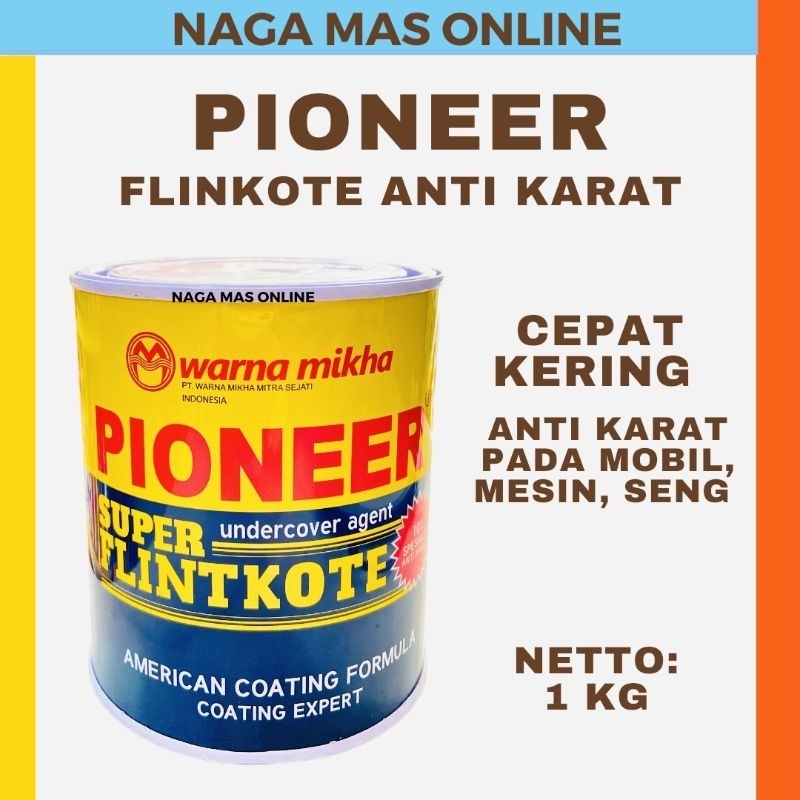 FLINKOTE PIONEER / UNDERCOAT CAT ANTI KARAT KOLONG MOBIL / CAT ANTI BOCOR DAN RETAK / CAT ANTI KARAT