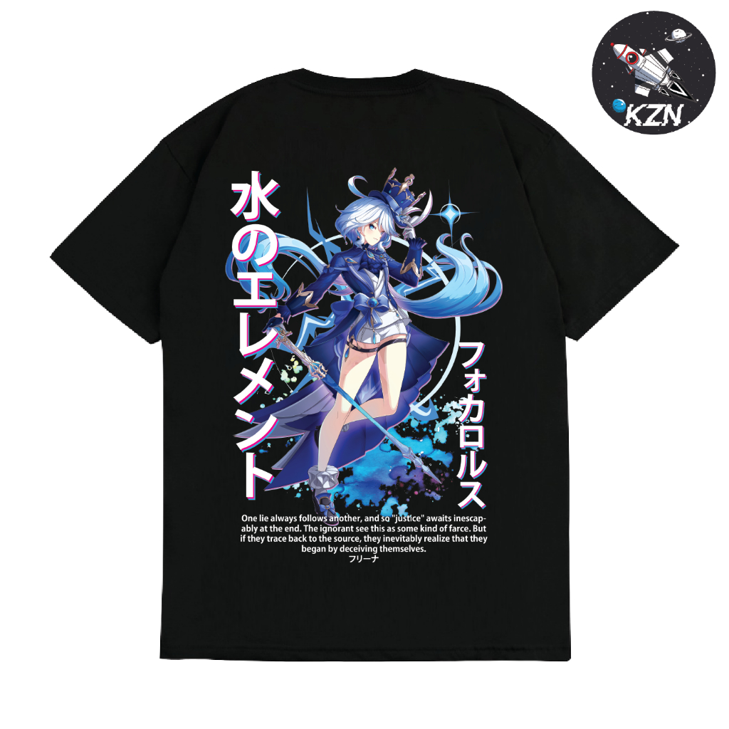 Kaos Game Baju Hydro Archon Focalors Furina Genshin Impact |Kaos Furina | Kaos Genshin Impact