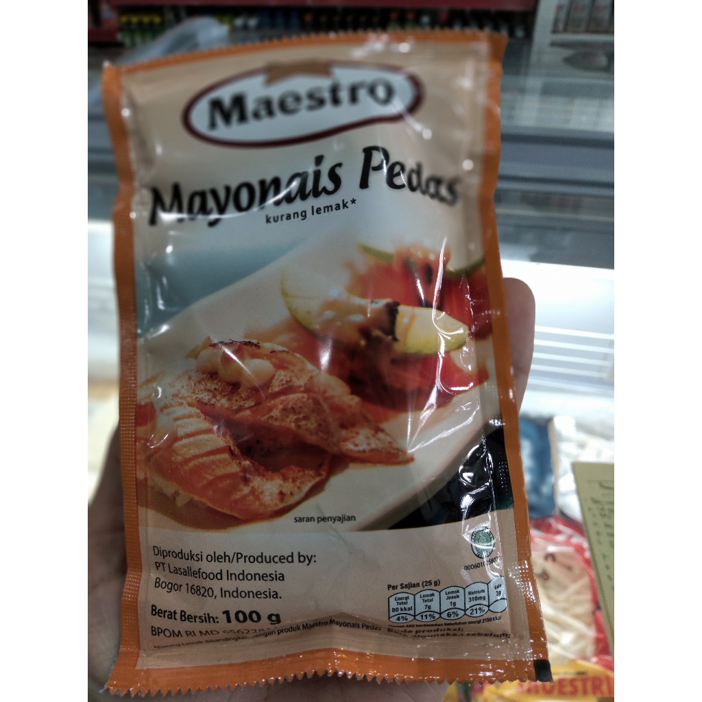 

Maestro Mayonaise Pedas Sachet 100 gr