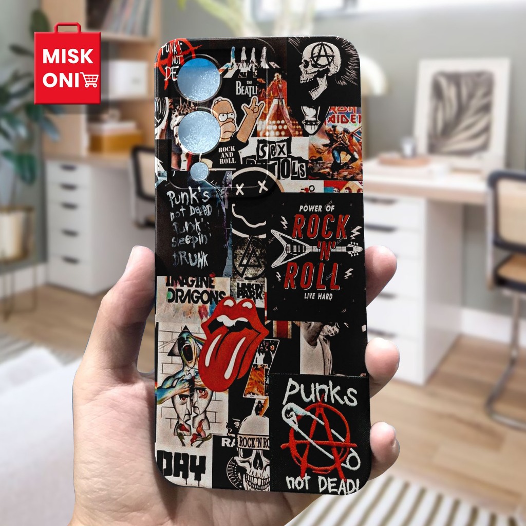 Soft Case Vivo Y17S Terbaru 2023 - MISKONI - YG12 Motif Band Case Procamera TPU Cassing Hp