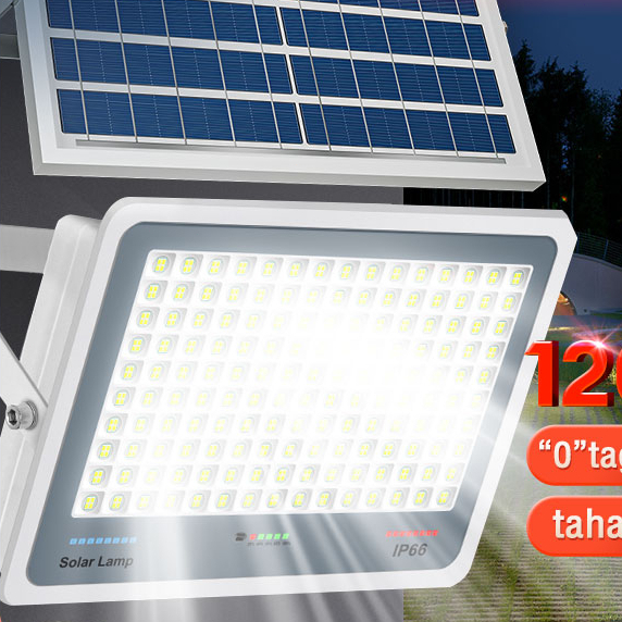 Solar Cell Lampu / Lampu Solar Lampu 24 Jam Otomatis Outdoor / Lampu Sorot Solar Cell / Led Tenaga S