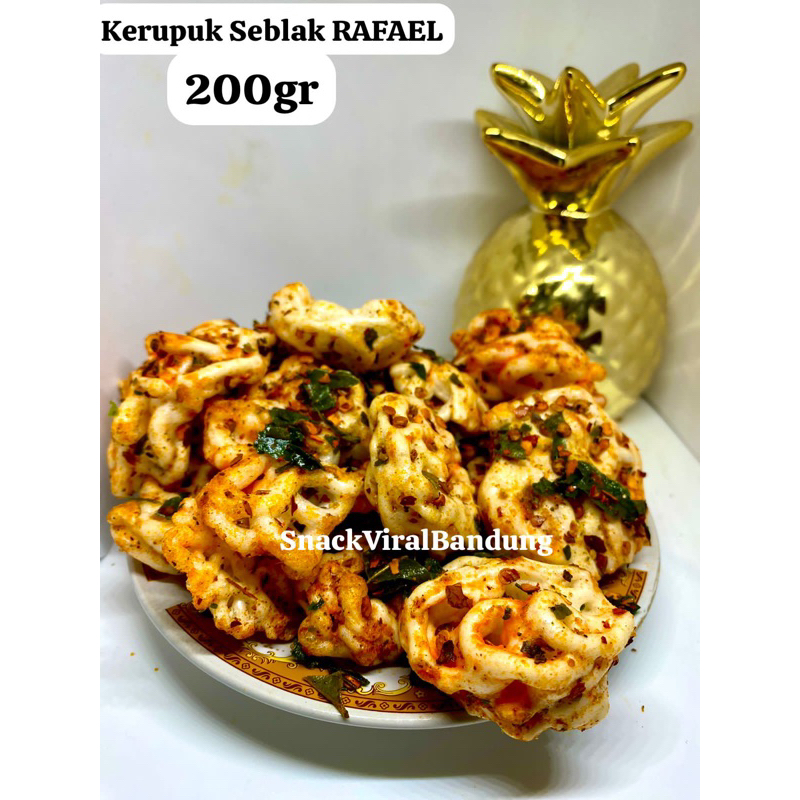 

KERUPUK TATANGGA MAMANG RAFAEL 200GR / KERUPUK MAWAR PEDAS JERUK