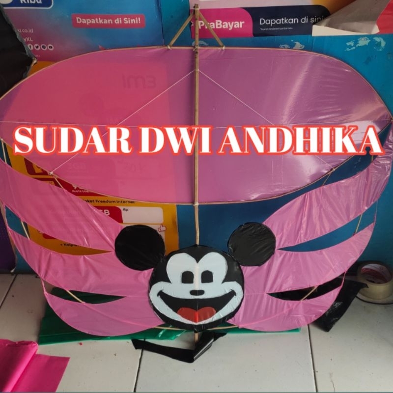 layangan ram raman Mickey mouse 1Meter