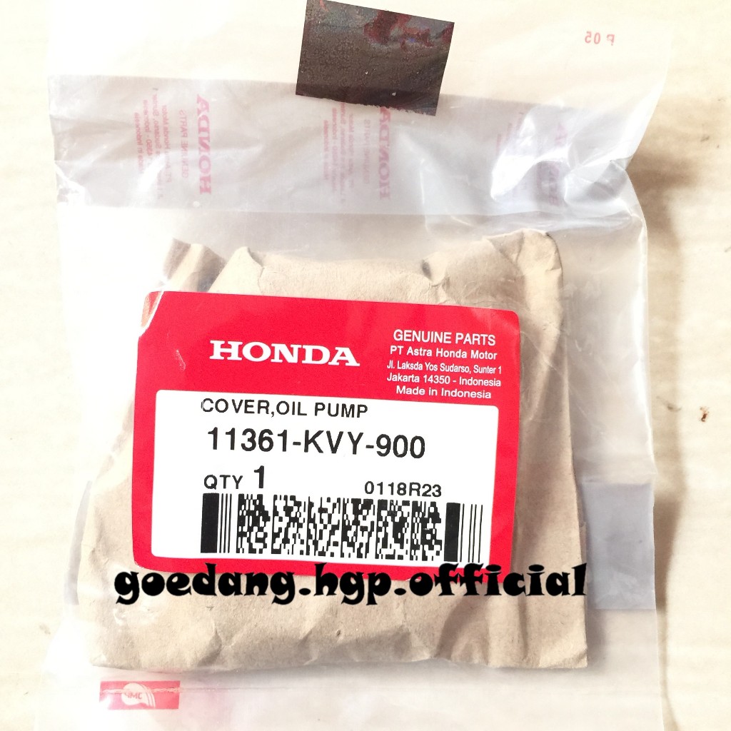 Cover Oil Pump Tutup Pompa Oli BEAT Karbu BEAT FI SCOOPY SPACY ORIGINAL AHM 11361KVY900