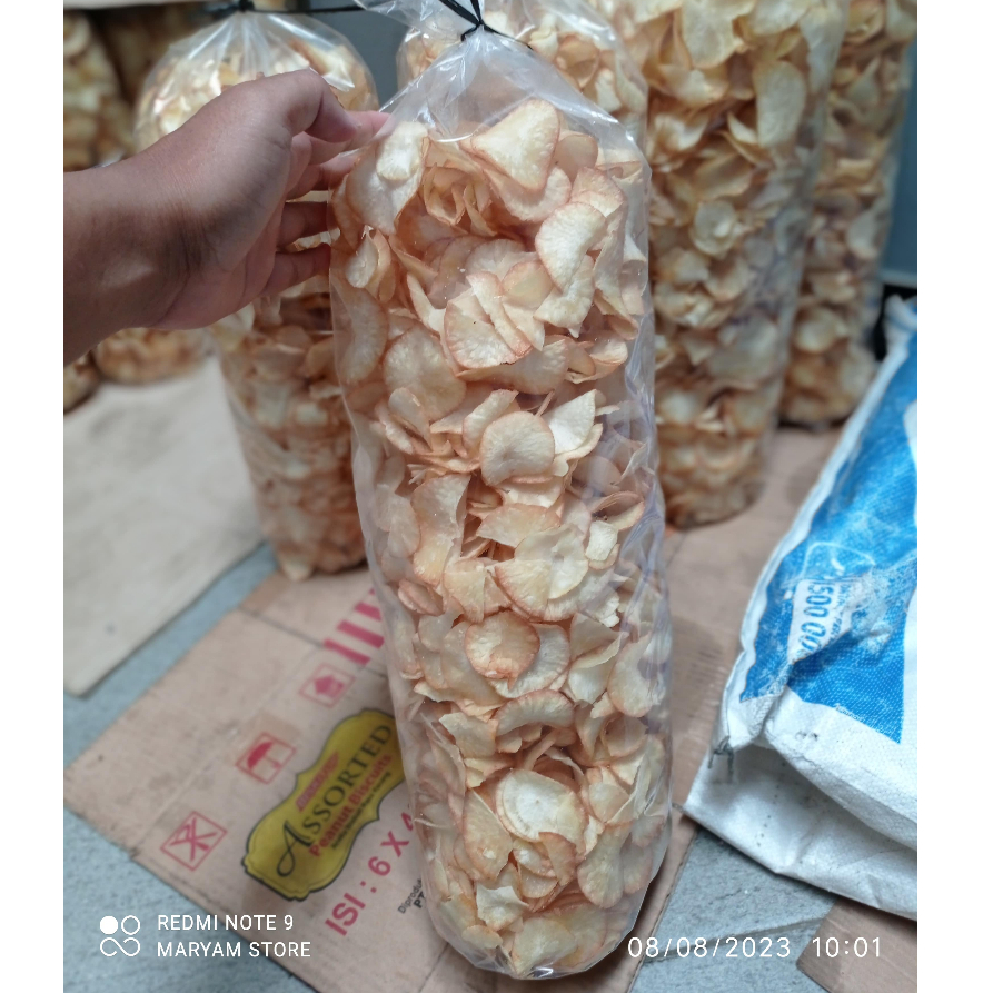 

Cemilan Kiloan Grosir Termurah Keripik Singkong Original Pedas Balado Manis 1kg Makanan Kiloan