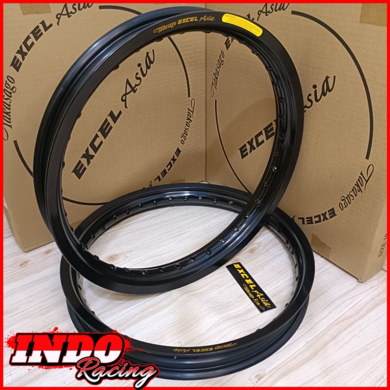 Velg Takasago Excel asia ring 17 dan 18 lebar 160 185 / 185 215 Hole 36