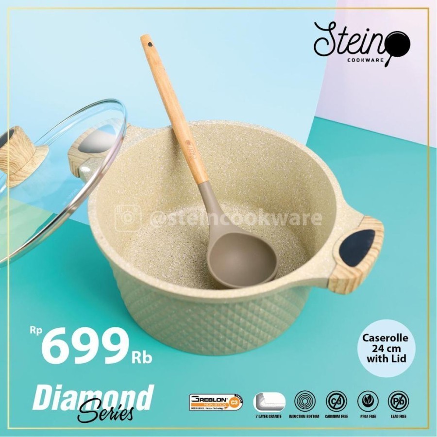 Stein Cookware Casserole Diamond Series 24cm