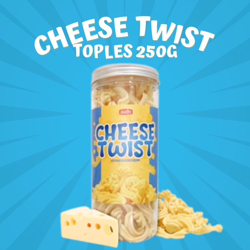 

Keju Twist Cheese Twist Cheese Stick Keju Stik Premium 250gr Barin