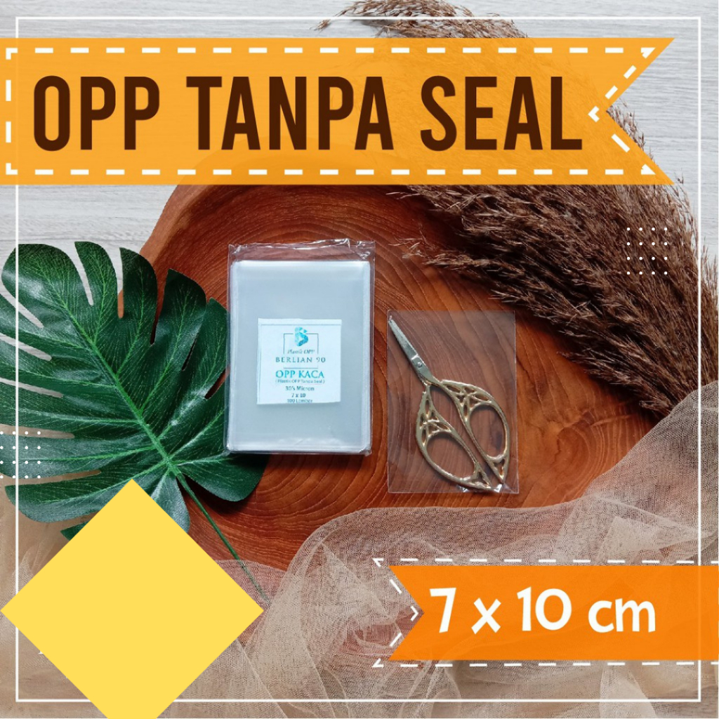 

PLASTIK OPP TANPA LEM 7 x 10 cm / Plastik Kaca Tebal 30s MIC / Plastik souvenir isi 100 lembar