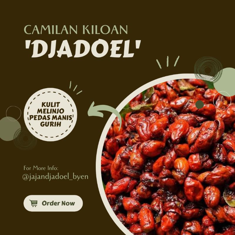 

Kulit Melinjo Goreng Pedas Manis, gurih 250gram | snack jadul | camilan grosir murah enak