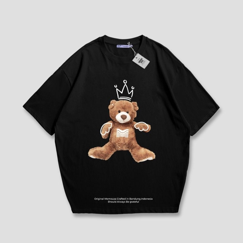 MEMOUSA T-shirt Bear Oversize T shirt unisex