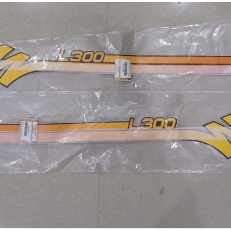 stiker body L300 sticker list body L300 original 1set stiker list body L300 sticker body L300