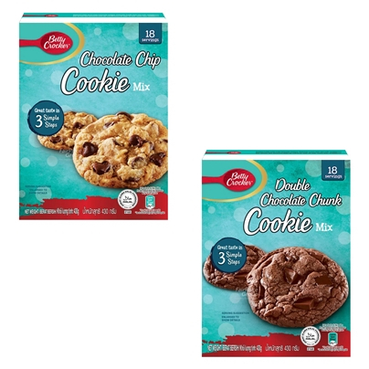 

Betty Crocker Cookie Mix 430g (Chocolate Chip, Double Chocolate)