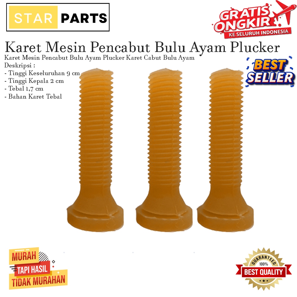 Karet Mesin Pencabut Bulu Ayam Plucker Karet Cabut Bulu Ayam