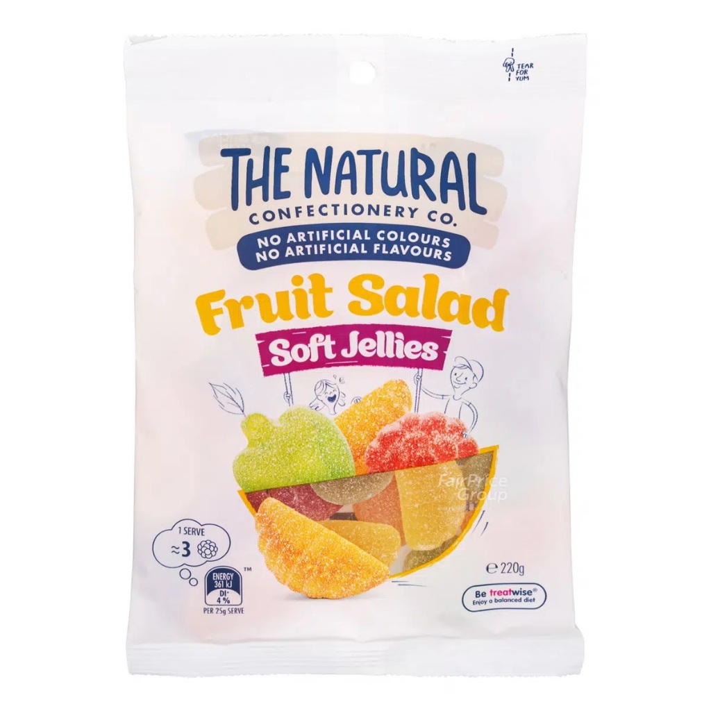 

The Natural Confectionery Co. Soft Jellies Fruit Salad 240g
