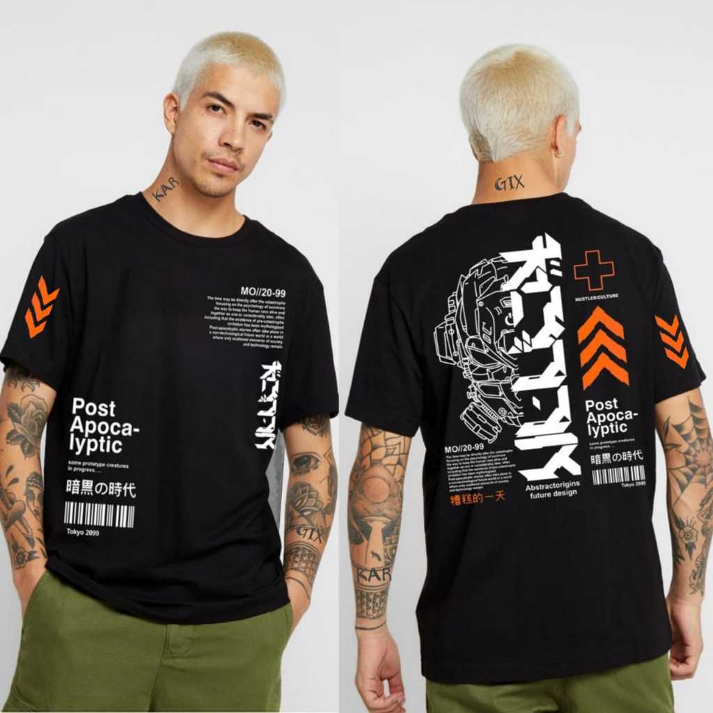 GIX DISTRO / Kaos T-shirt Distro ORIGINS / Kaos Desain Jepang Terbaru / Kaos APOCA / Kaos Distro Cot