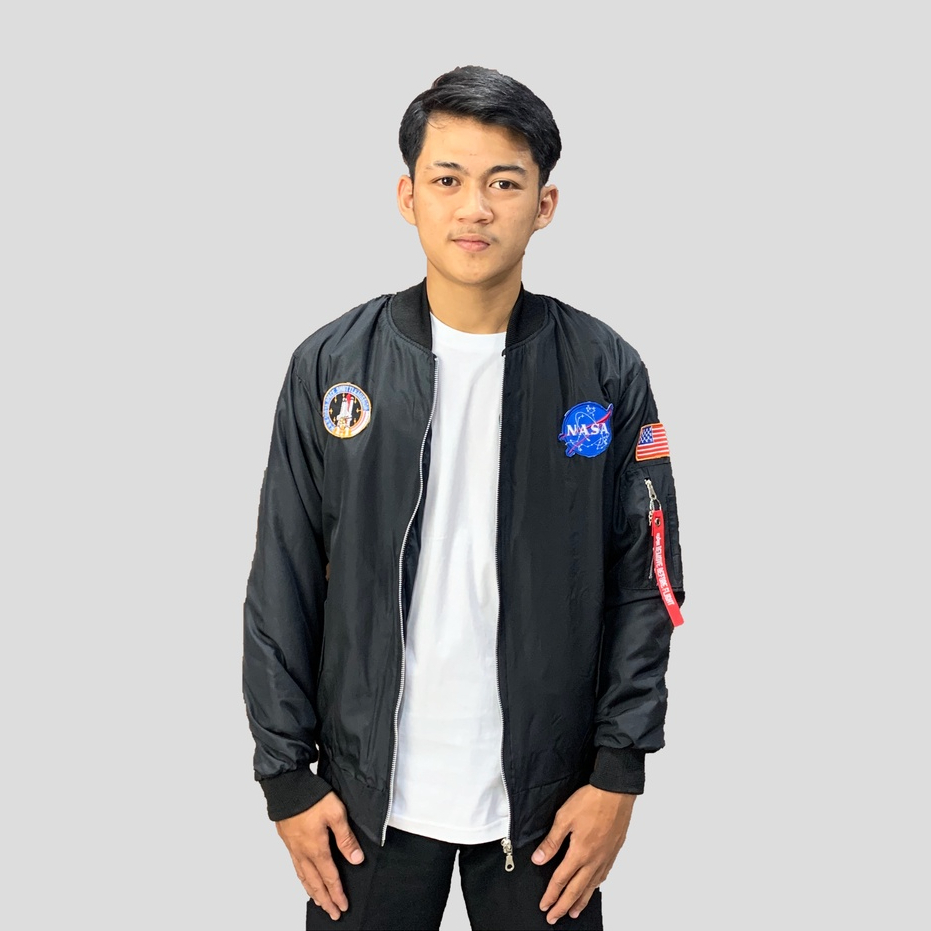 NASA Bomber || Bomber Jacket || Jacket Pilot Sz M - XXl ( Pria dan Wanita )