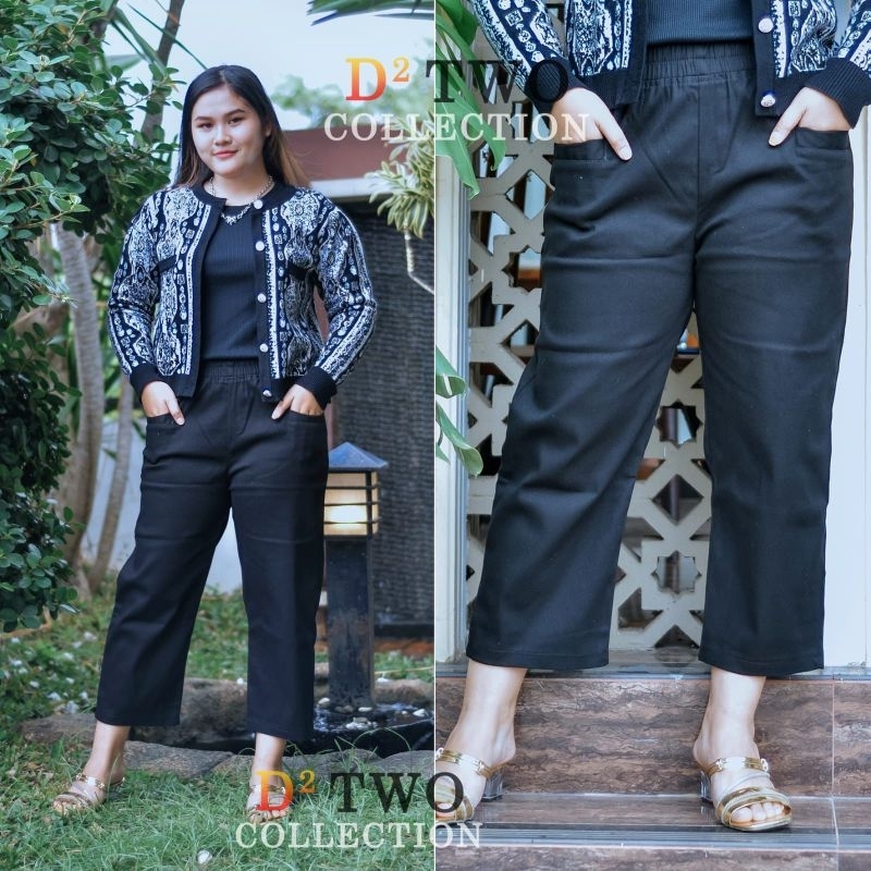 WILLOW KOREA PANTS/CELANA KULOT WANITA/KULOT TWILL