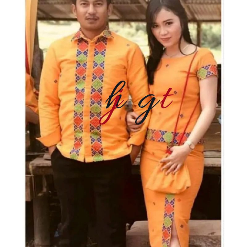 SET COUPLE BLUSE DAN ROK SPAN PABINTIK KUWALITAS PREMIUM MURAH